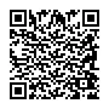 Codice QR per il numero di telefono +2698042670