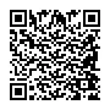 QR-code voor telefoonnummer +2698042677