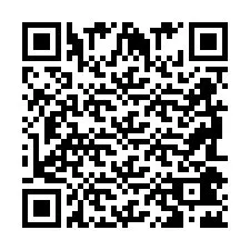 QR-code voor telefoonnummer +2698042691