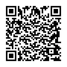 QR-koodi puhelinnumerolle +2698042721