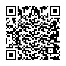 Código QR para número de telefone +2698042723