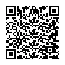 Código QR para número de telefone +2698042732