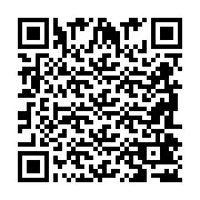 QR-code voor telefoonnummer +2698042755