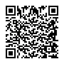 Código QR para número de telefone +2698042756