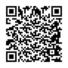 QR-koodi puhelinnumerolle +2698042757