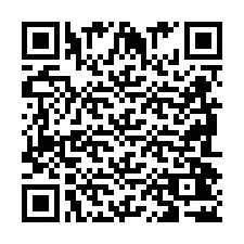 Codice QR per il numero di telefono +2698042774