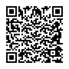 QR код за телефонен номер +2698042783