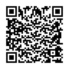 QR-код для номера телефона +2698042789