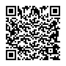 Codice QR per il numero di telefono +2698042792