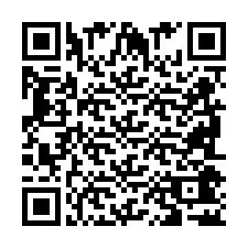 Codice QR per il numero di telefono +2698042793