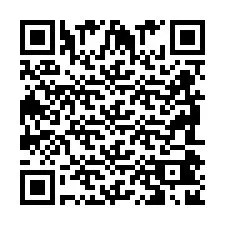 QR-koodi puhelinnumerolle +2698042800