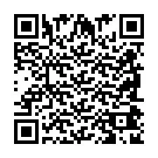 Kode QR untuk nomor Telepon +2698042808