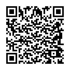 QR Code pour le numéro de téléphone +2698042834