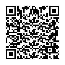 QR-код для номера телефона +2698042859