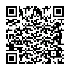 Código QR para número de telefone +2698042862