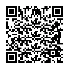 QR Code pour le numéro de téléphone +2698042866