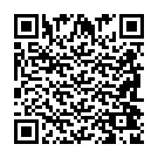 QR код за телефонен номер +2698042875