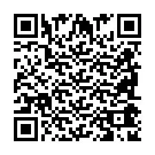 Código QR para número de teléfono +2698042883