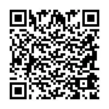 Codice QR per il numero di telefono +2698042885