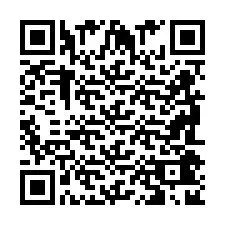 QR-Code für Telefonnummer +2698042895