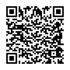 QR код за телефонен номер +2698042896