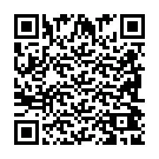 QR Code pour le numéro de téléphone +2698042922