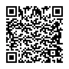 QR Code pour le numéro de téléphone +2698042936