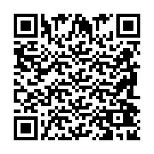 Codice QR per il numero di telefono +2698042971