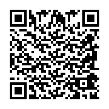 QR-code voor telefoonnummer +2698042988