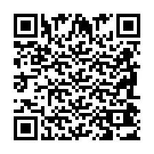 QR Code pour le numéro de téléphone +2698043010