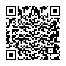 QR-Code für Telefonnummer +2698043015