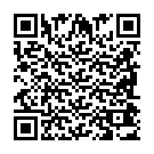 QR код за телефонен номер +2698043016