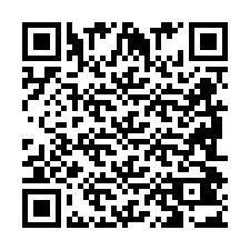 QR Code pour le numéro de téléphone +2698043022