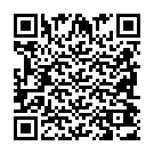 QR-код для номера телефона +2698043023