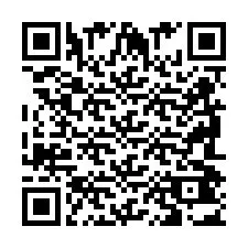 QR Code สำหรับหมายเลขโทรศัพท์ +2698043030