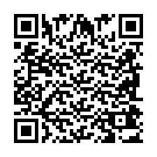 QR Code สำหรับหมายเลขโทรศัพท์ +2698043046