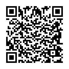 QR Code สำหรับหมายเลขโทรศัพท์ +2698043052