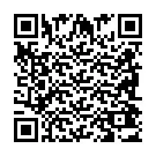 QR-код для номера телефона +2698043062