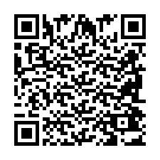 Codice QR per il numero di telefono +2698043063