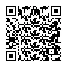 QR Code pour le numéro de téléphone +2698043065