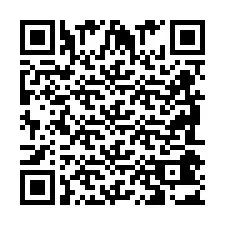 QR Code pour le numéro de téléphone +2698043084