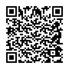 QR-код для номера телефона +2698043099