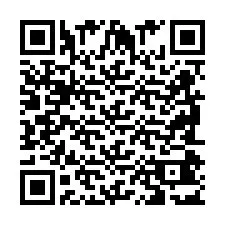 QR код за телефонен номер +2698043108