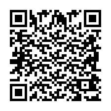 Código QR para número de telefone +2698043112