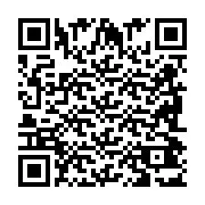 Código QR para número de telefone +2698043122