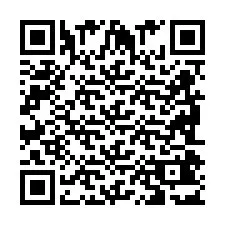 QR Code สำหรับหมายเลขโทรศัพท์ +2698043142