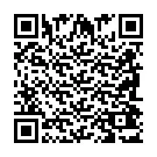 QR-koodi puhelinnumerolle +2698043164