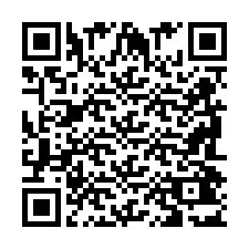 QR-код для номера телефона +2698043165