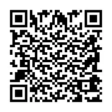 Kod QR dla numeru telefonu +2698043181