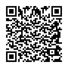 QR-code voor telefoonnummer +2698043208